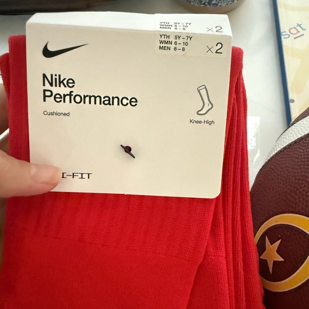 Nike Youth Baseball Drifit Red Socks